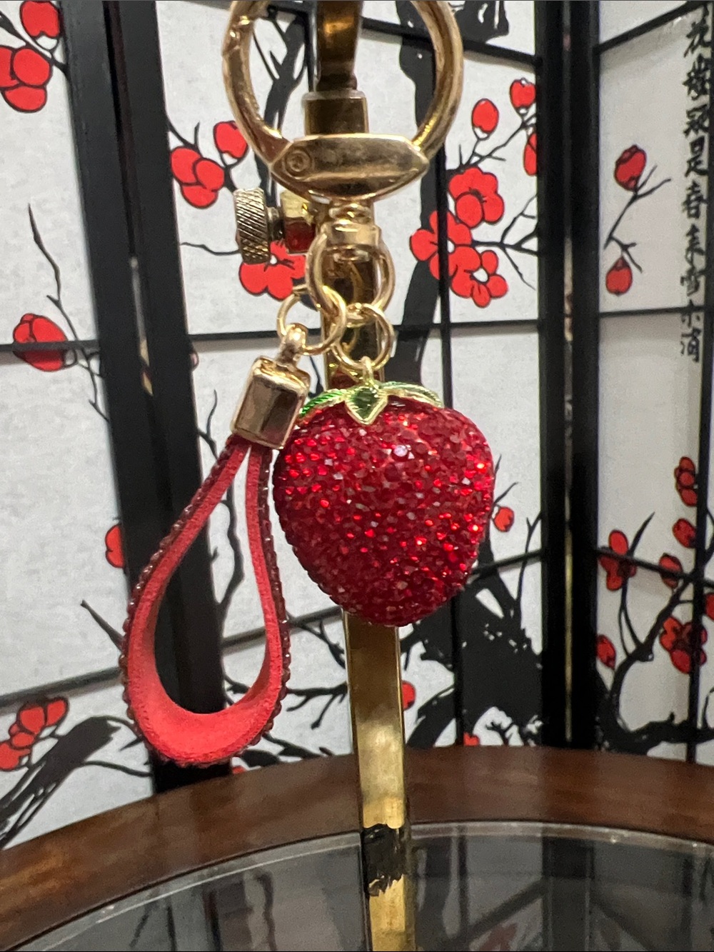 Sparkling Strawberry Key Holder